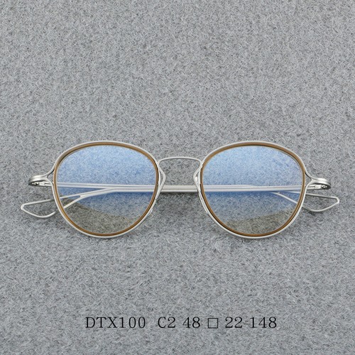 Pure Titanium Ultralight Glasses Japanese Style Eyeglass Frames Retro Spectacles - Picture 11 of 14