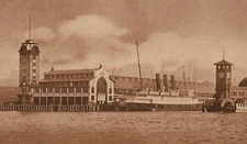 Grand Trunk Pacific Dock Seattle Washington Stamped 1911 Postcard