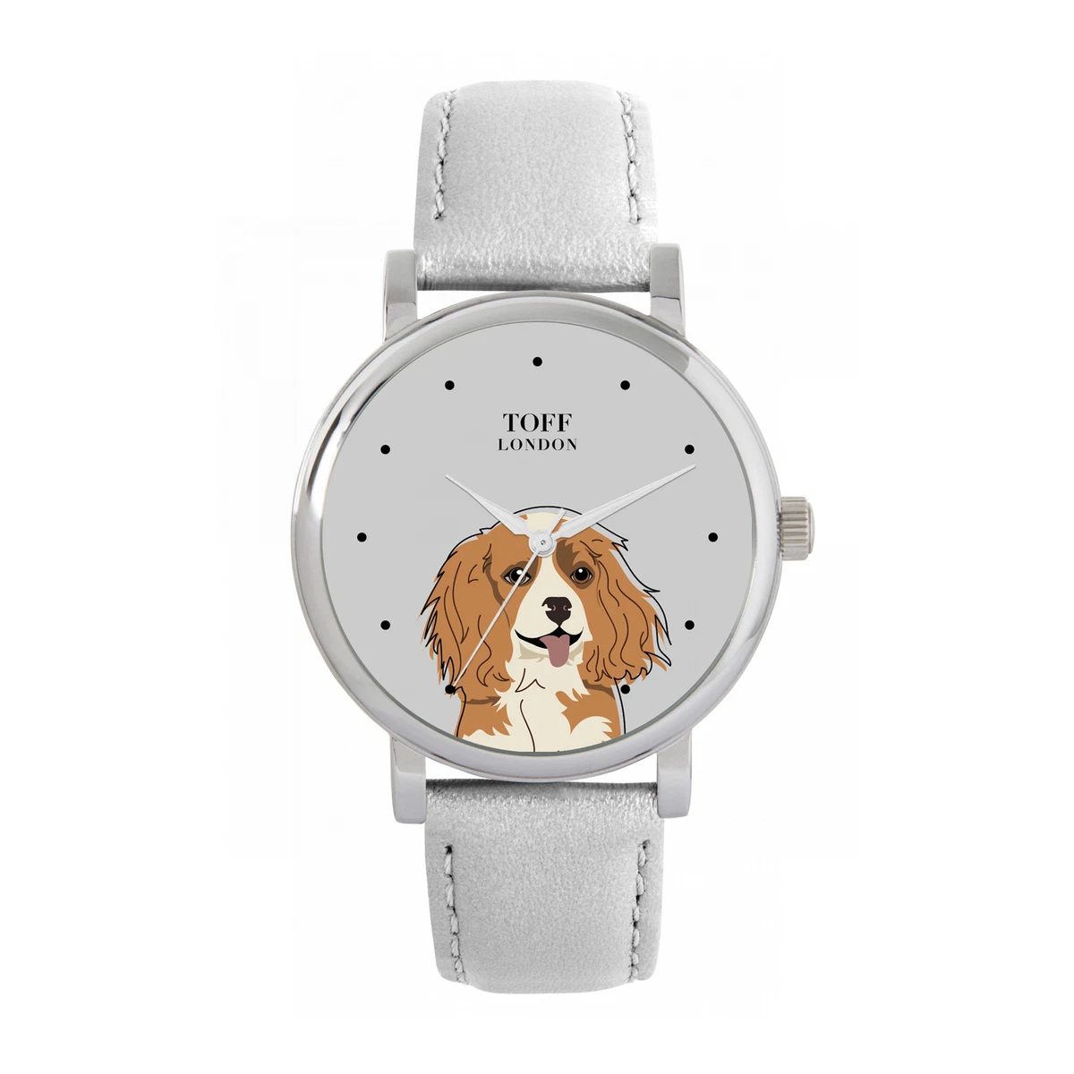 Toff London TLWS 34266 Ladies Cavalier King Charles Dog Head Watch