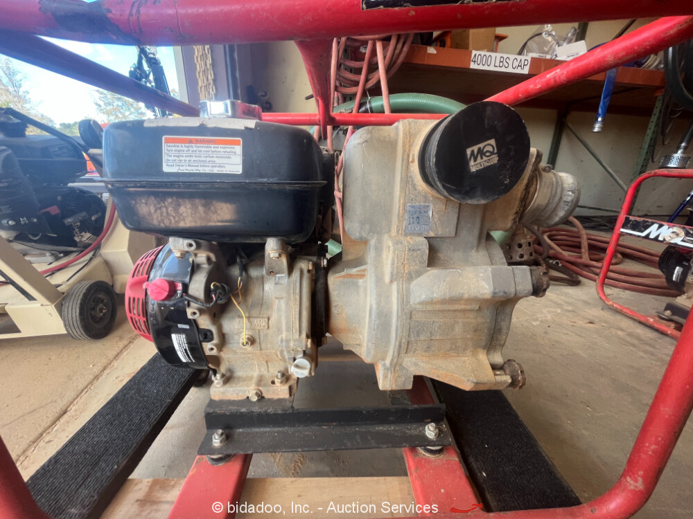 2017 Multiquip QP3TH Portable 3" Water Pump Honda GX240 7.9hp Trash