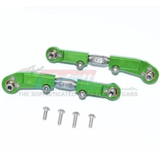 NEW GPM Alum+Stainless Steel Adjustable Front Steering Tie Rod Grn :