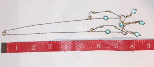 Schöne antike viktorianische edwardianische festoon Halskette karatarm oder goldgefüllt - Bild 4 von 13