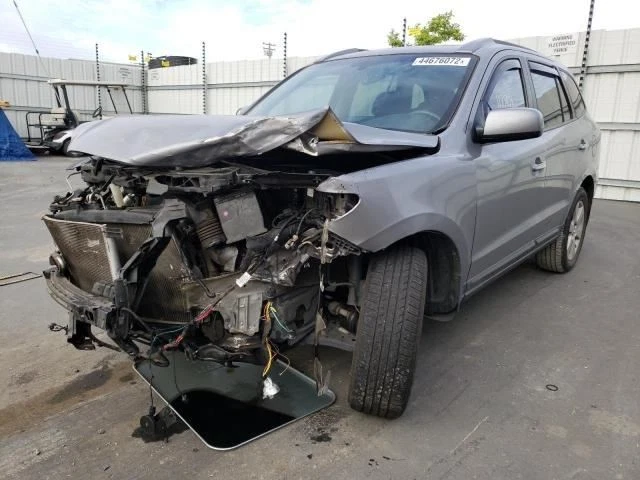 Hyundai Santa Fe 2008 lado del pasajero derecho manija de puerta trasera gris cromo E1 Foto 4 de 4