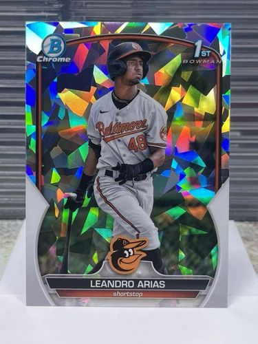 2023 Bowman Chrome #BCP-84 Leandro Arias 1st Bowman Atomic Refractor