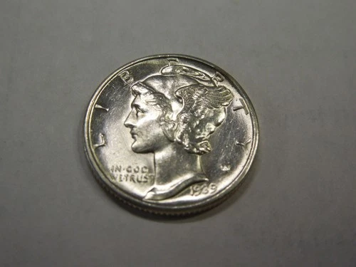 Uncirculated 1939-D Mercury Dime