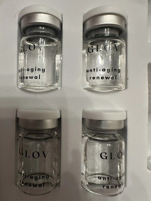 NoBox 4-vial GLOV Beauty Infusion Anti-Aging Solution Serum for Face Lips