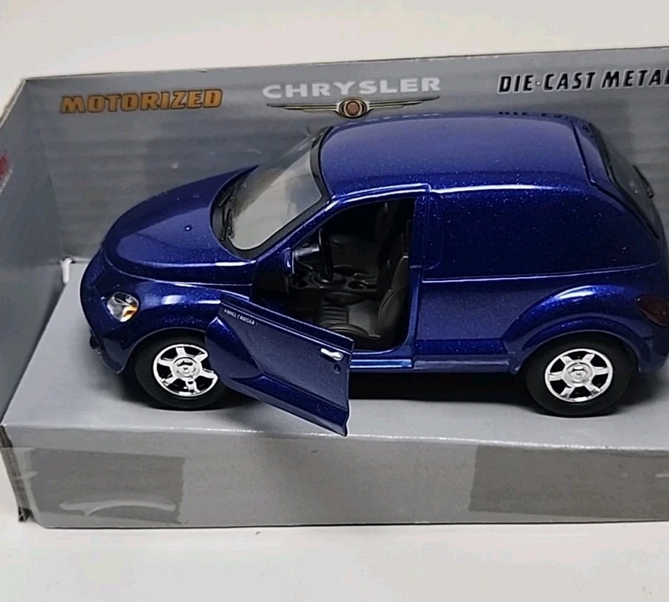 Boley Die Cast Metal Motorized Chrysler Panel Cruiser 1:32 Scale Blue New - Image 4 of 4