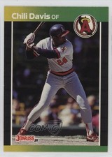 1989 Donruss Chili Davis (*Denotes* on Back) #449 1p0o