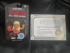 Ricky Morton Chase Autograph Micro Brawler W/ MB protector And COA from PWT