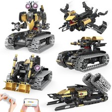 Robot Building Kit with APP/Remote Control STEM Gifts for Boys Age 6-16,Techn...