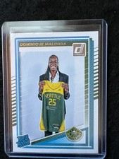 2025 Donruss WNBA Rated Rookie Dominique Malonga #89 Seattle Storm