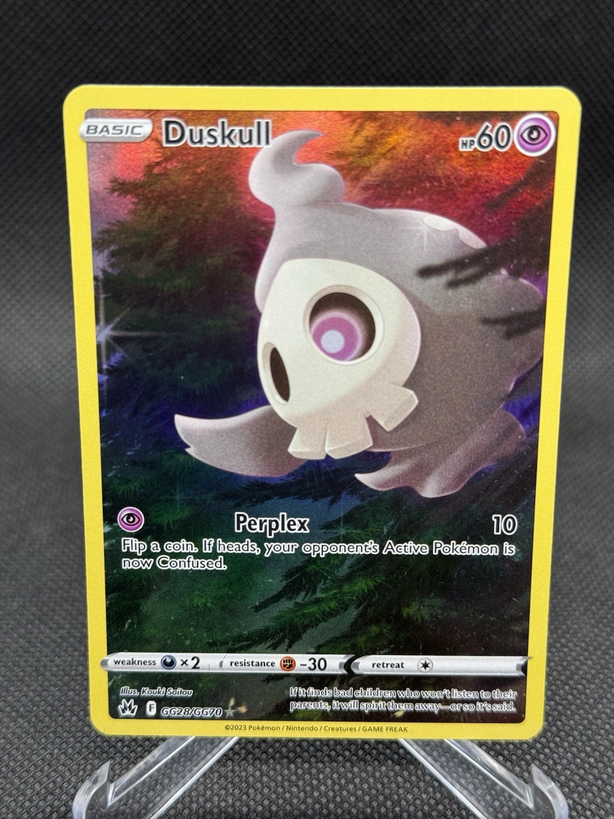 DUSKULL GG28/GG70 HOLO CROWN ZENITH GALARIAN GALLERY POKEMON