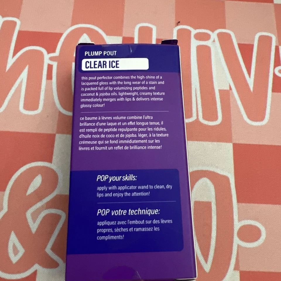 Pop Beauty Plump Pout Volume Gloss Clear Ice 0.3oz - Image 2 of 3