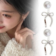 Butterfly Round Earrings For Women Girls Hypoallergenic A Round Ear Jewelry D4J1