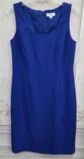 NWOT Tahari Arthur Levin 10P Sleeveless Tank Cobalt Blue Dress 131916