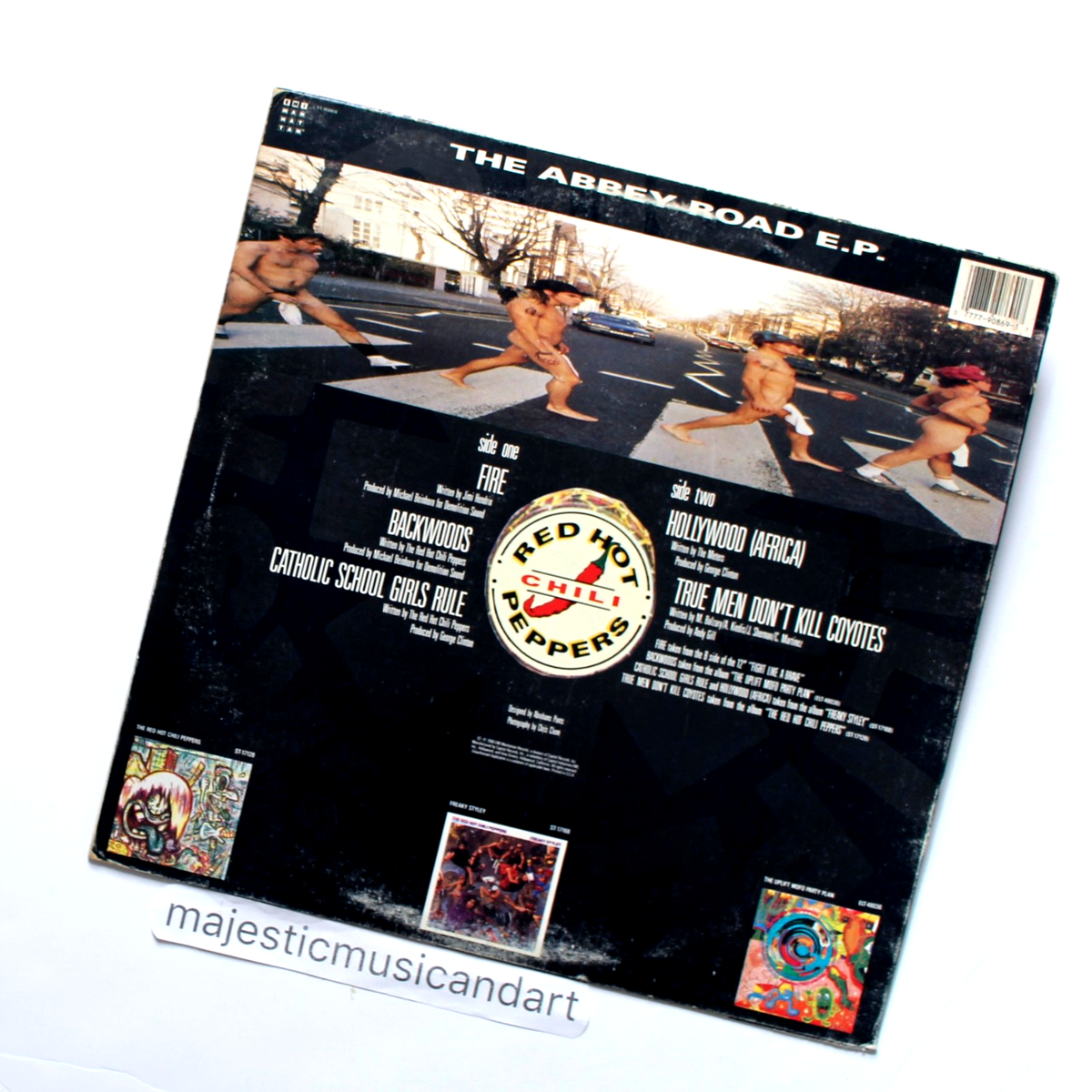 ORIGINAL 1988 RED HOT CHILI PEPPERS ABBEY ROAD EP VINYL HILLEL ERA