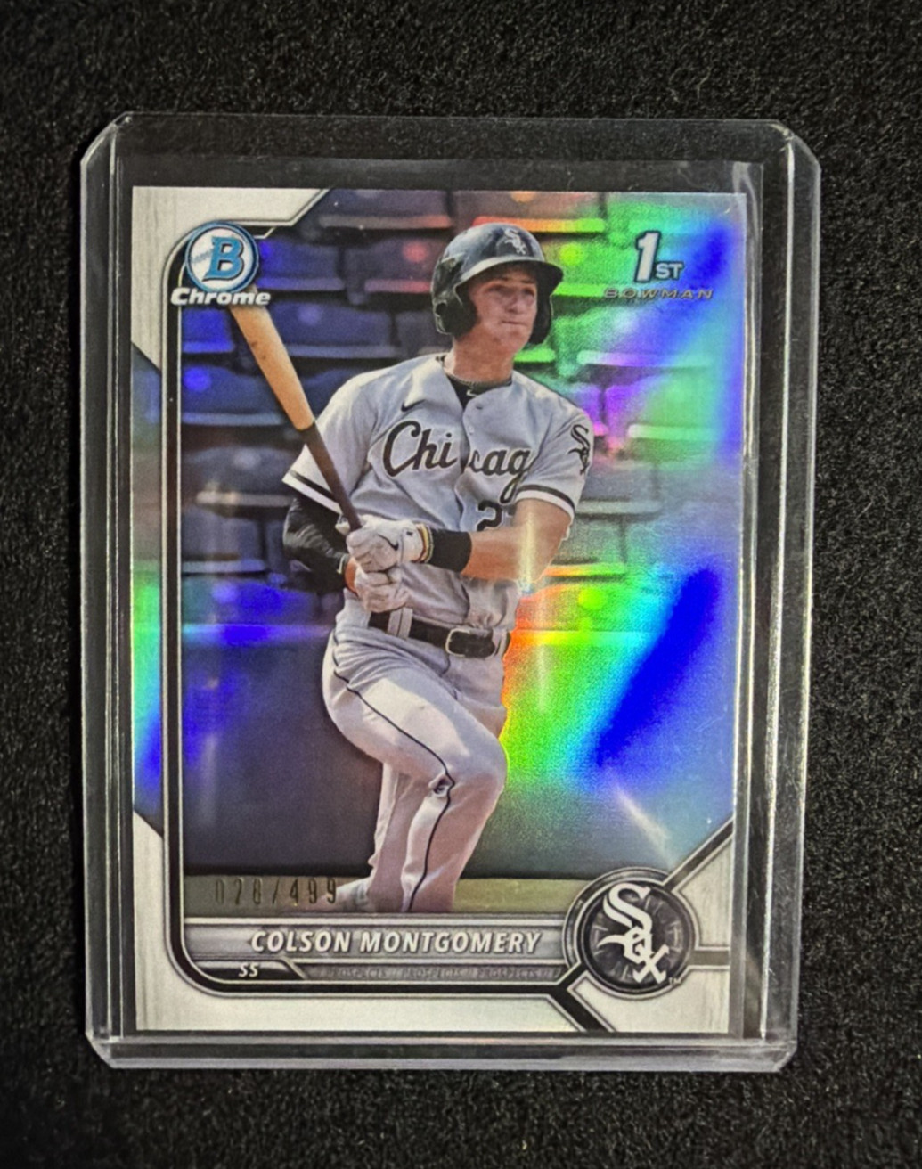2022 Bowman Chrome Colson Montgomery 1st Prospect RC Refractor /499 #BCP-71