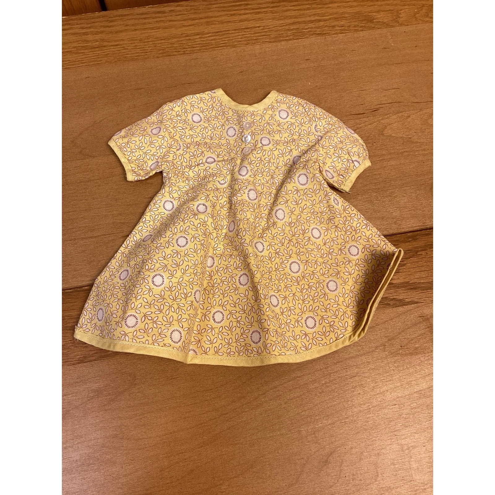 VETEMENTS Vestito Bambola Ideale Personaggio Americano Vogue Effanbee Toni Shirley Sue Giallo