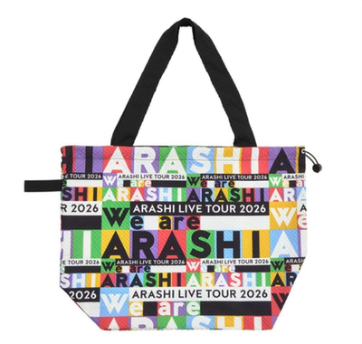 Arashi We are ARASHI LIVE TOUR 2026 Shopping Bag Official New Idol