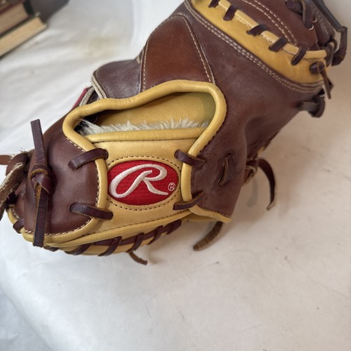 Rawlings Gold Glove Elite GG Catcher's Mitt Right Hand Throw RHT GGECMBR - Picture 3 of 10