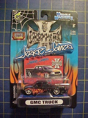 1: 64 MUSCLE MACHINES WEST COAST CHOPPERS JESSE JAMES GMC TRUCK