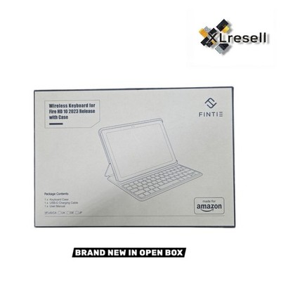 Amazon - Keyboard Case for Fire HD 10 (2023 Release) - Black