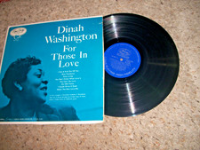 Dinah Washington LP-For Those In Love-1955-Emarcy-EX+
