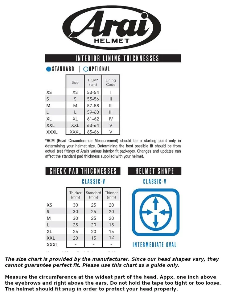 Arai Classic-V Helmet 3/4 Open Face Vintage Retro Lightweight DOT SNELL XS-2XL - Image 2 of 4