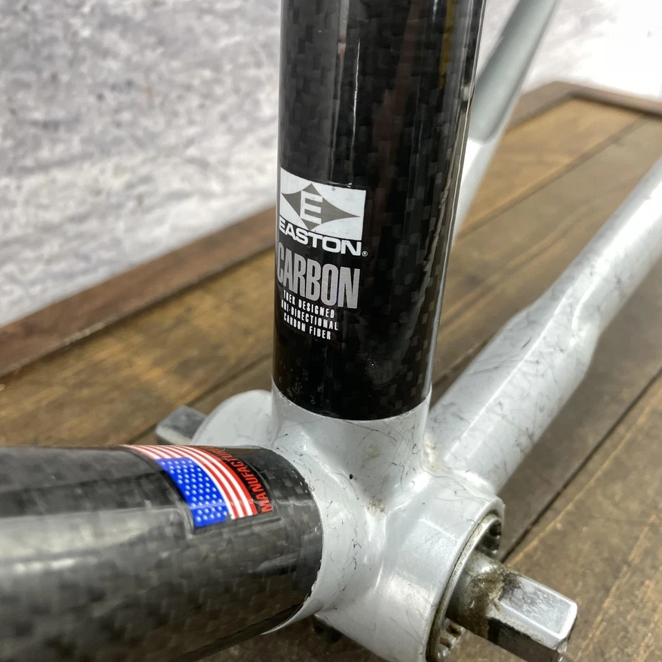 Cuadro de carretera Trek 2100 vintage 57 cm Easton compuesto de carbono EE. UU. 700c 126 Foto 3 de 4