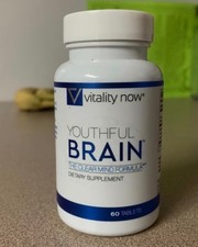 Vitality Now Youthful Brain Memory Health Supplement Tablets - 60