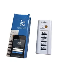 iClicker + Plus Student Classroom Remote Response System Model RLR15 Working