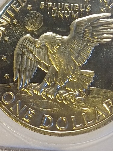 2 1971s silver eisenhower dollars - proof dcam - gem uncirculated - Picture 7 of 12
