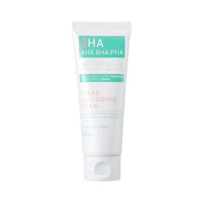 esfolio Clear Cleansing Foam   Deep Hydrating Face Wash 3HA = AHA + BHA + PHA