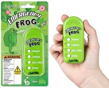    Handheld Emergency Frog Sound Machine   Ribbit, Croak, Big Frog  Pond Fun   