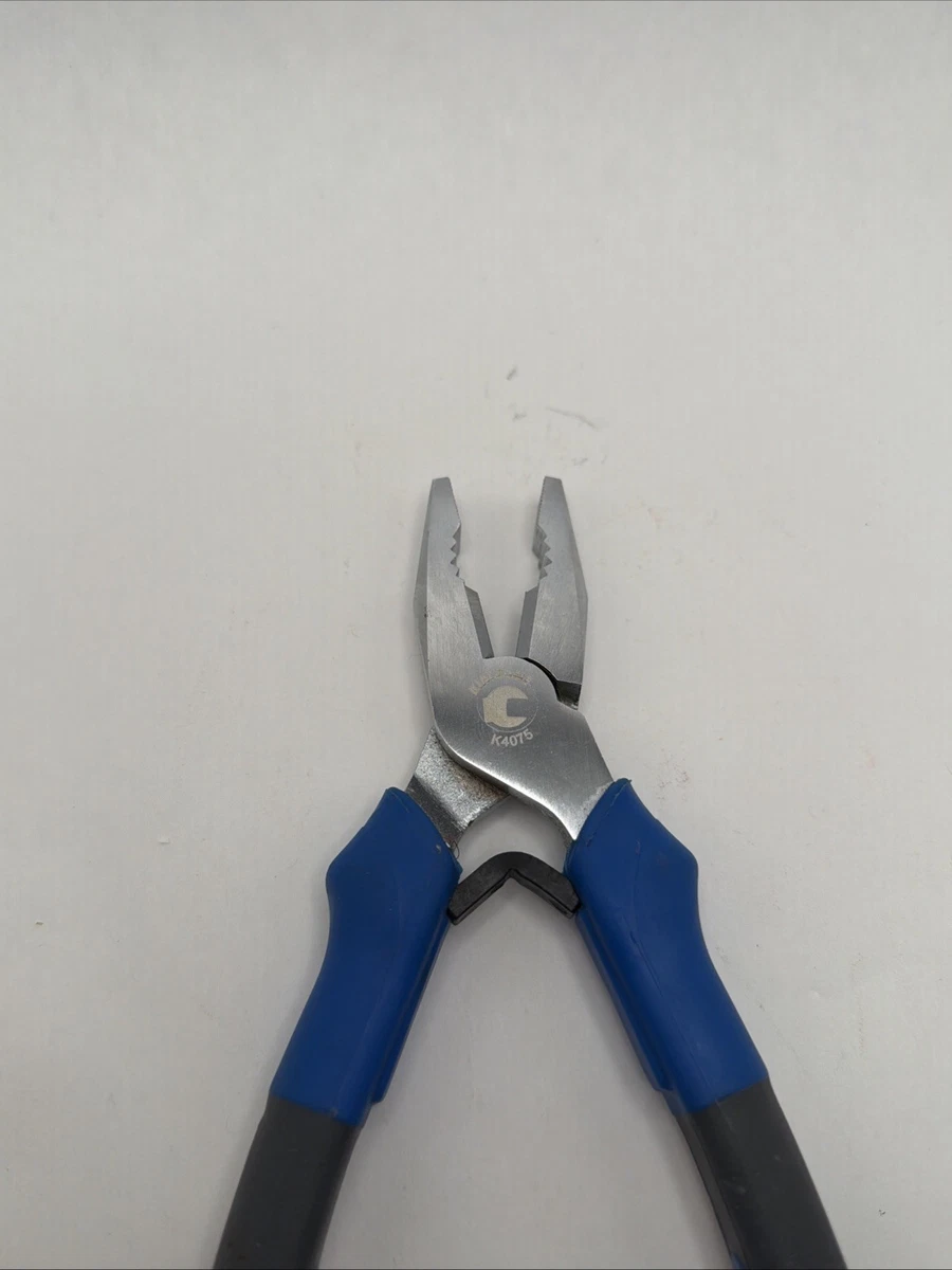 Kincrome 7” Combination Pliers Cutters 180mm Spring Return Handles VGC Used Once