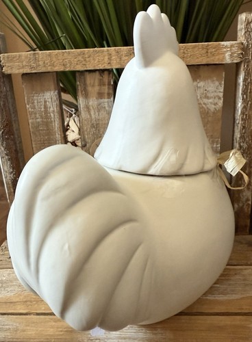 NEW RELEASE Rae Dunn “FARM LIFE” Rooster Chicken Canister & Set Of 4 Icon Bowls - Picture 8 of 10