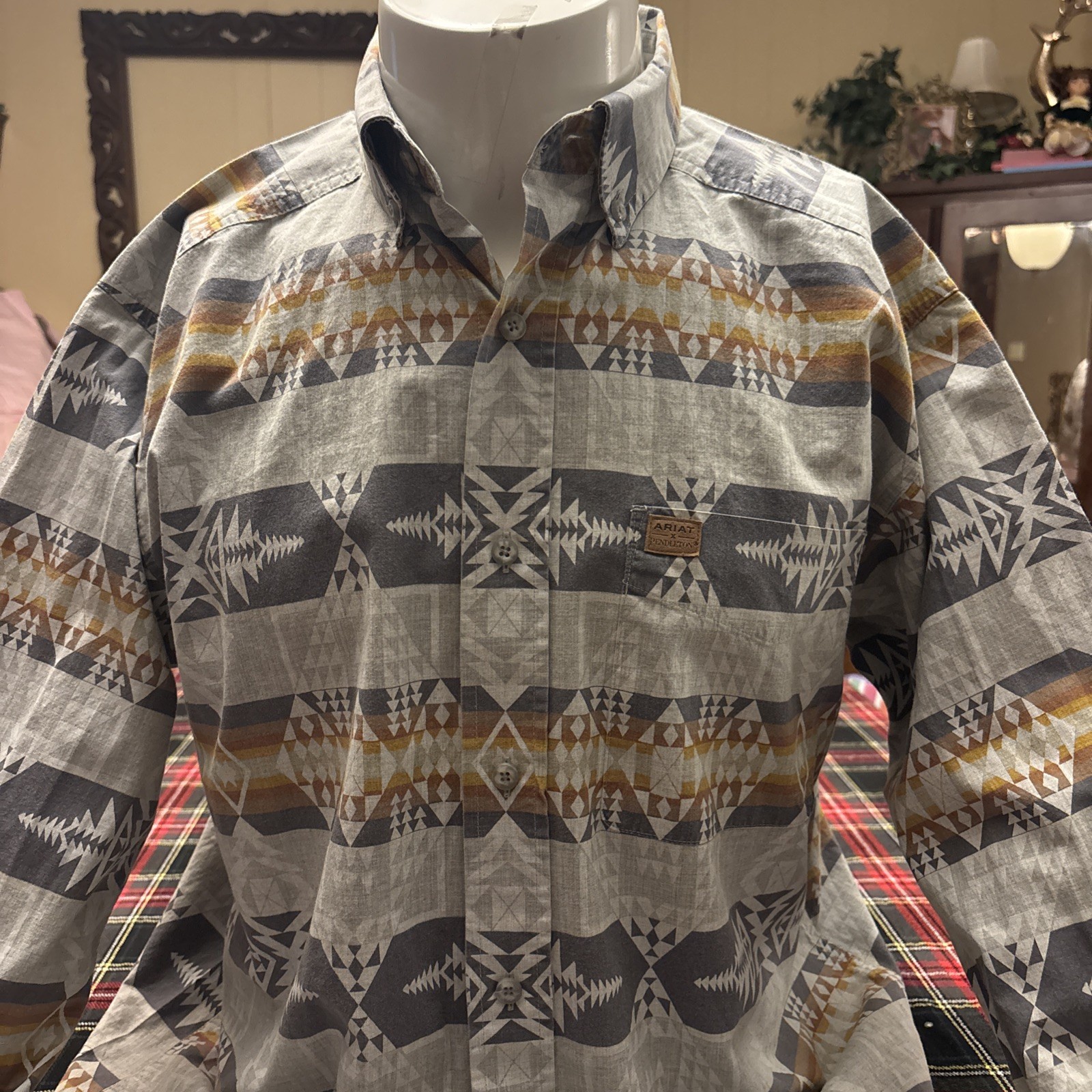 Ariat x Pendleton Aztec Button Down Western Mediu… - image 22