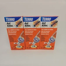 3 Pack - TERRO LIQUID ANT KILLER Fast Acting  Kills All Common Household Ants