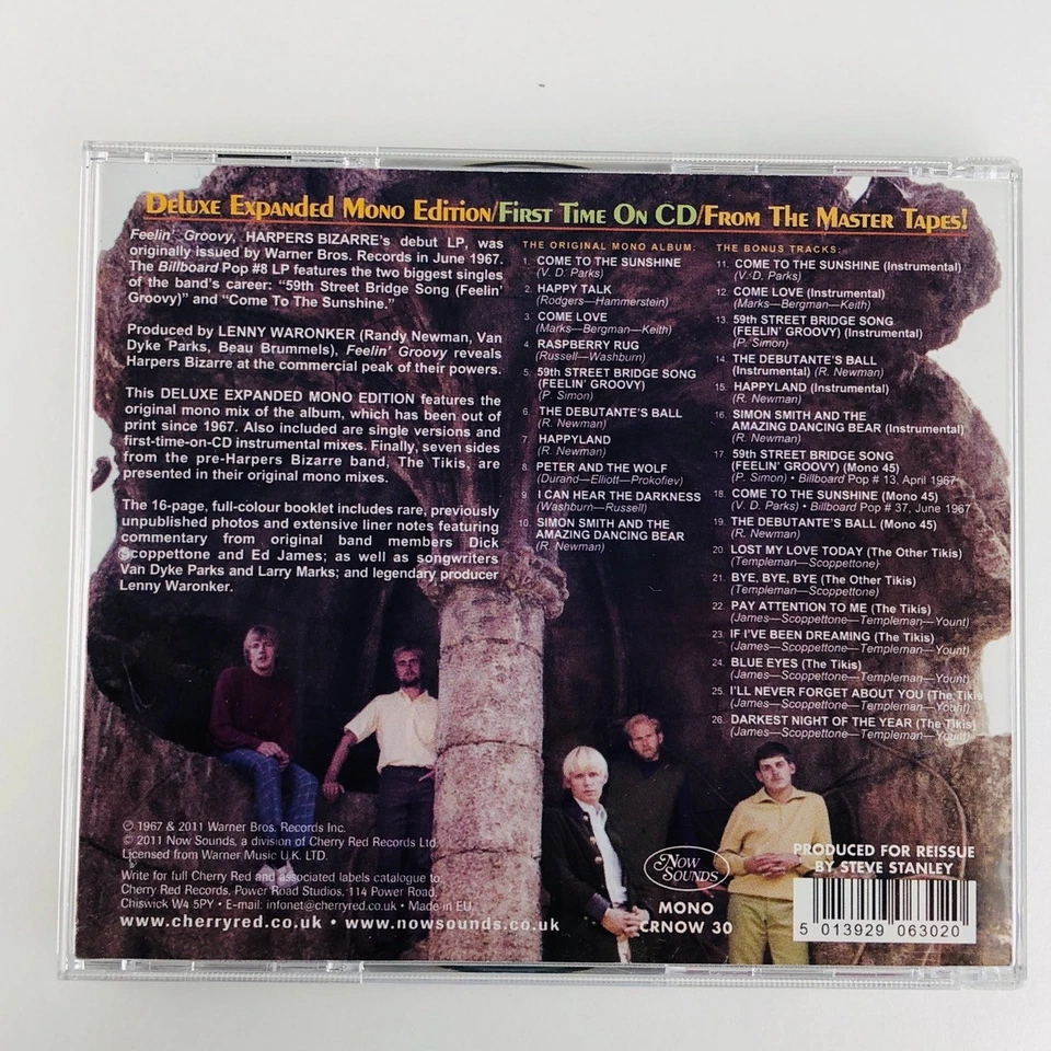 Harpers Bizarre Feelin' Groovy CD Deluxe Expanded Mono Edition UK Now Sounds EX Foto 2 de 4