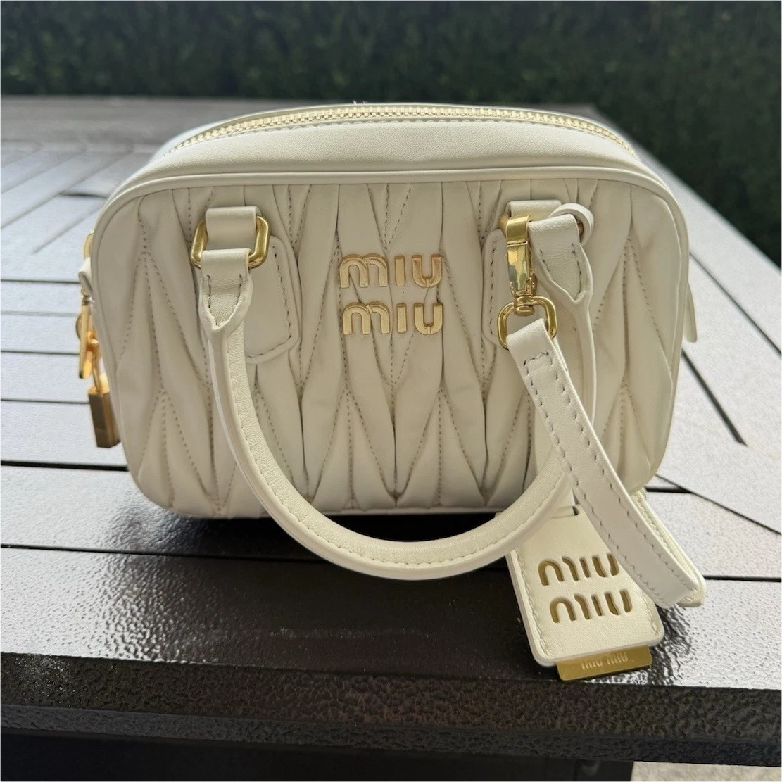 Miu Miu White Bags & Handbags for Women for sale | eBay