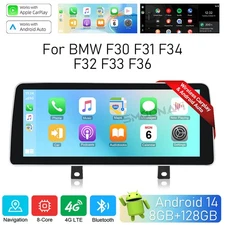 12.3" Multi-media 128GB Car GPS Stereo DAB For BMW 3/4 Series F30 F31 F34 NBT