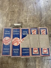 (4) NOS Vintage Champion C10S Shielded Spark Plugs New In Boxes Aviation