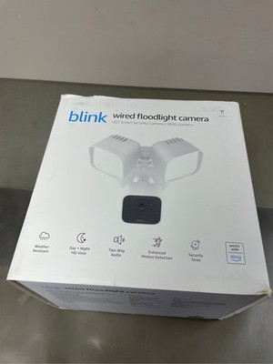 Wired Floodlight Camera - Smart Security Camera, 2600 Lumens, HD Works with Alex