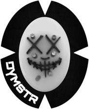 Dymo Star Knieschleifer DYMSTR Nail Face Weiß Sparky Funken Titan Kneeslider