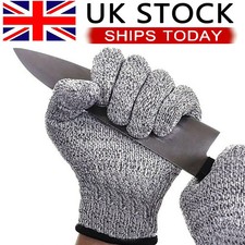 Anti-cut Gloves Safety Cut Proof Stab Resistant Kitchen Butcher Cut-Resistant UK