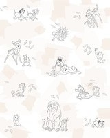 Disney Tiere Baby Schlafzimmer Thema Tapete Wandbild 198X279Cm Groß Kinderzimmer