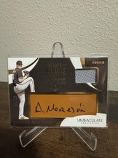 2020 Panini Immaculate Collection Adrian Morejon Debut Moments Leather #/99 HS