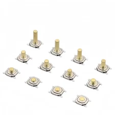 10pcs 4x4mm SMD Micro Tactile Push Button Switch 4 Pin Momentary Round Button