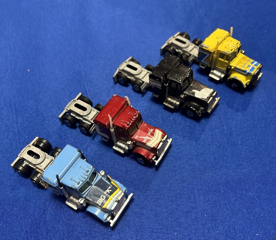 De colección 1980 Yatming Diecast 1/87 Iron Big K Red Devil Heavy Iron BF Kenworth Foto 3 de 4