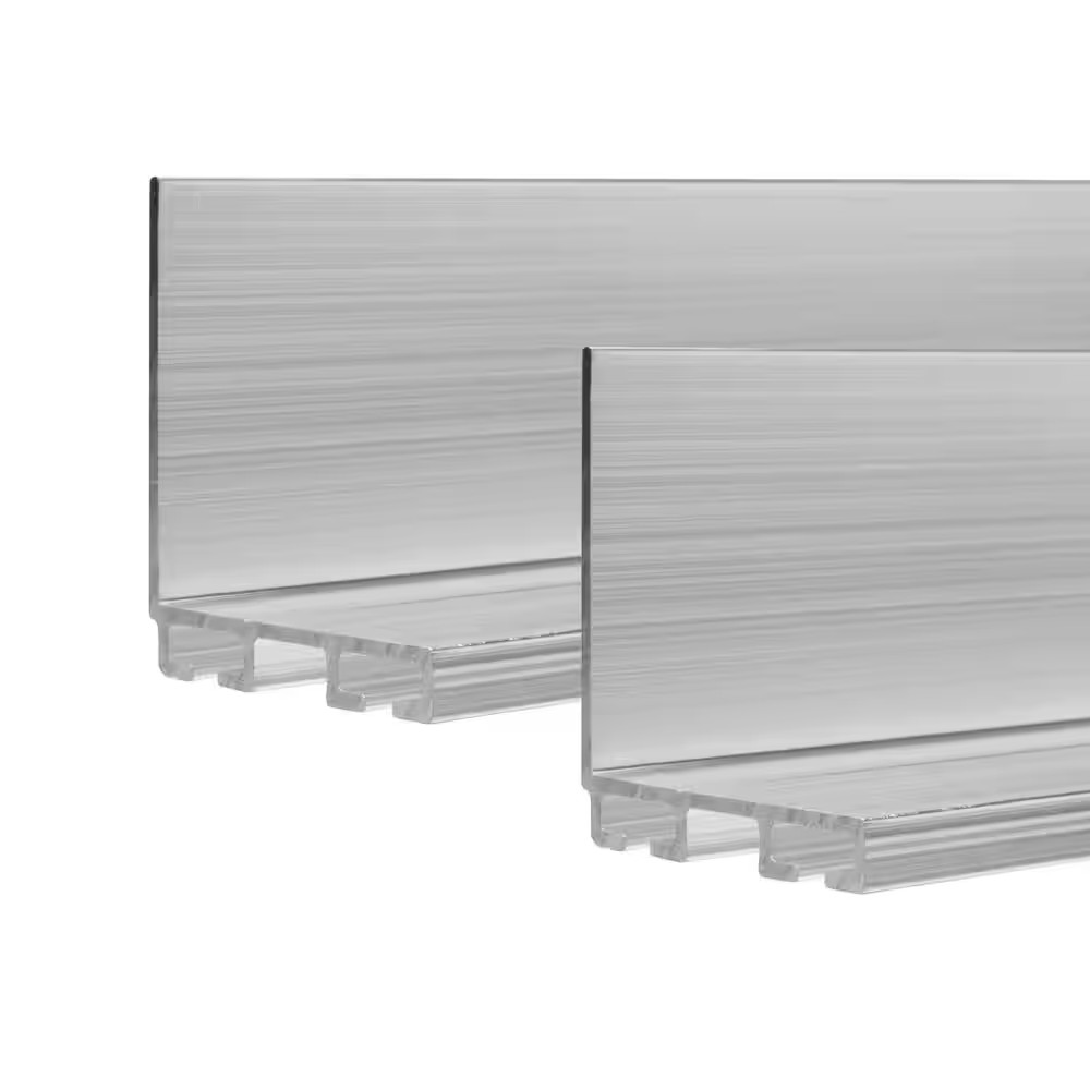 Rodent Block Garage Door Bottom Seal Kit with 1-3/8 In. Aluminum Retainer And